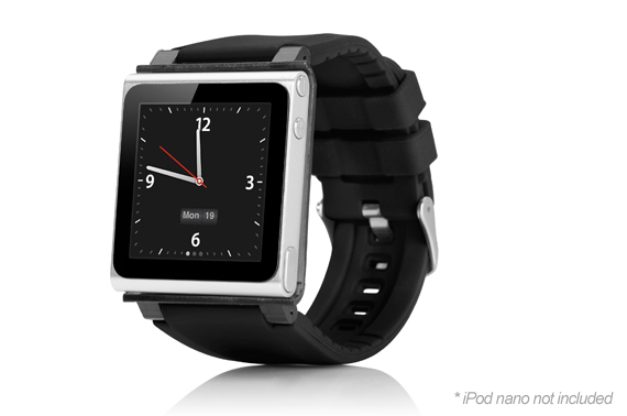 Visit iWatchz Q Series Watchband for iPod nano 6 - Black