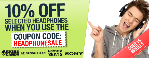 eStore coupons: 10% off HEADPHONE