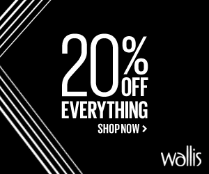 Wallis coupons: 20% off EVERYTHING