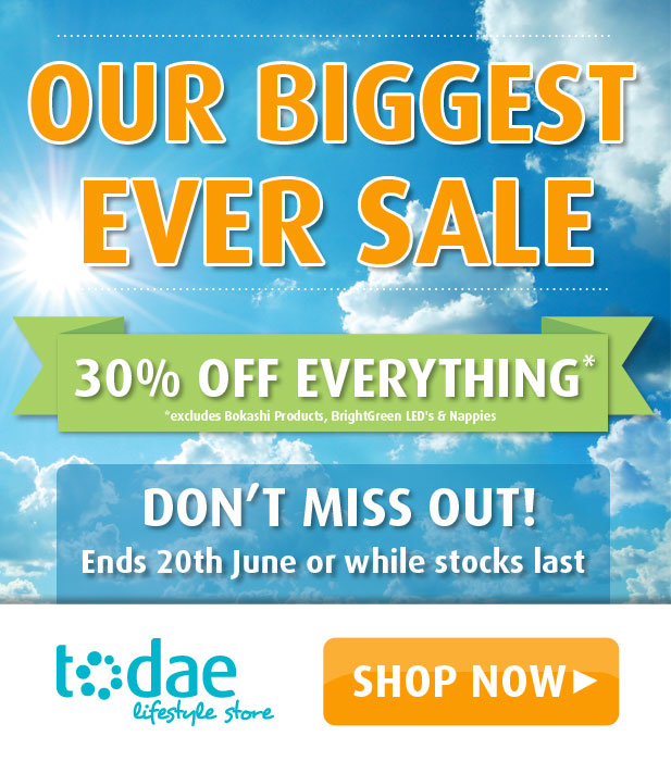 TODAE Eco Store coupons: 30% off everything