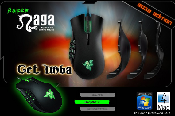 Visit Razer Naga 2012 Expert MMO Laser Gaming Mouse