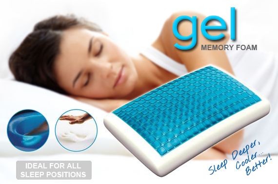 Visit Quality Deluxe Gel Memory Foam Pillow