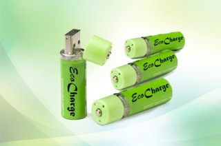 Visit Four Eco-Friendly USB Rechargeable Batteries