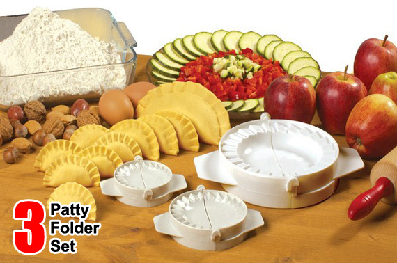 Visit HANDY COOK - 3 Convenient Patty Folders - Easy Cook with Sophisticated Patty