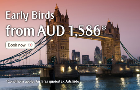 Emirates AU coupons: Emirates Early Bird fares to Europe