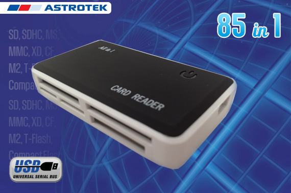 Visit Astrotek External 85-in-1 USB Card Reader
