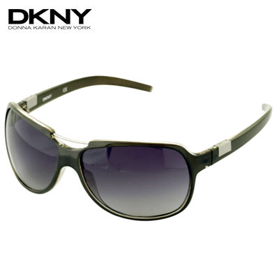 Visit DKNY Sunglasses - Oval Grey Frame and Arms