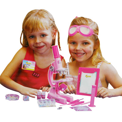 Visit Microscope Set for Girls - 62-Pieces