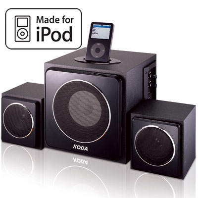 Visit Speaker System for iPods, Laptops and MP3 Players - iP232D