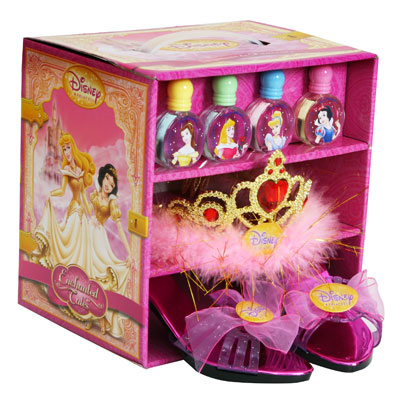 Visit Disney Princess Fancy Dress-Up Set - Shoes, Tiara and 4 Fragrance Miniatures
