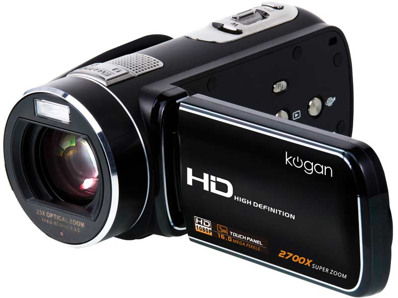 Visit Ultra-Zoom Touchscreen Full HD Video Camera