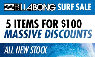 OzSale coupons: Billabong Surf Sale