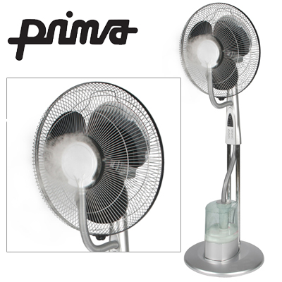 Visit Prima Pedestal Misting Fan - 40cm with Humidifier
