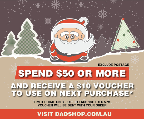 DadShop coupons: Spend $50 Get $10 Credit