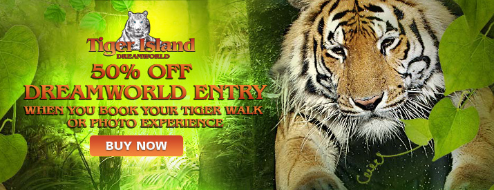 Dreamworld coupons: Tiger Island