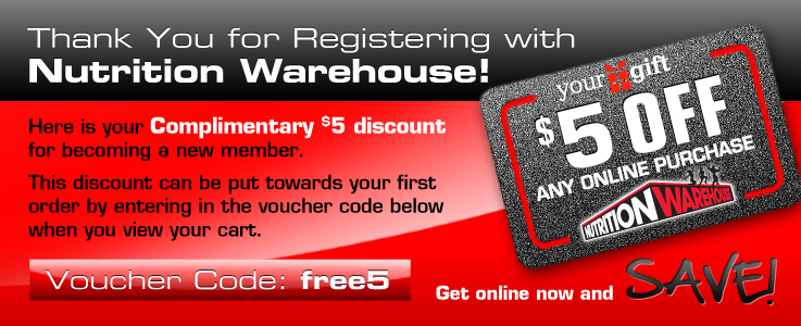 Nutrition Warehouse coupons: $5 discount coupon code