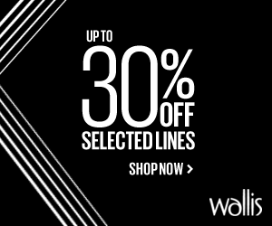 Wallis coupons: Free worldwide delivery on all orders over £30 with the code