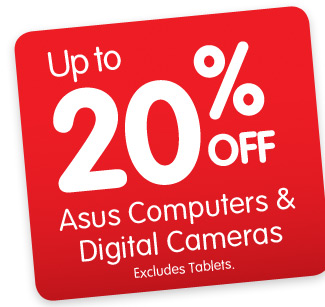 Dick Smith coupons: Asus Computers & Digital Cameras