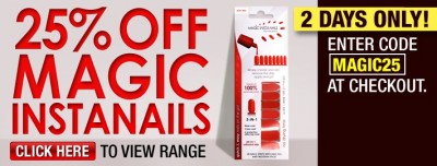 OverShip coupons: 25% OFF All Magic Insta Nails Prices