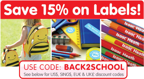 Bright Star Kids coupons: Save 15% on School Labels
