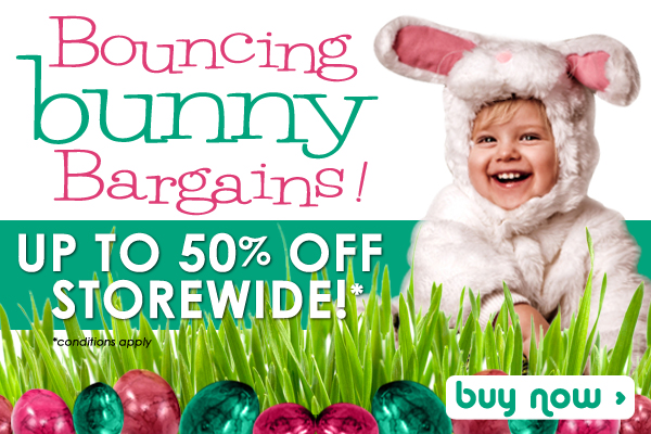 Bouncing Bunny Bargains! - Up to 50% Off!!