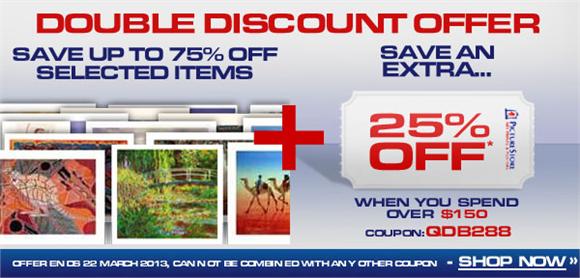 Picture Store coupons: 25% off $150