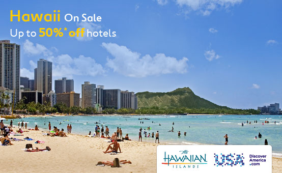 Expedia coupons: 50% savings in Hawaii