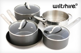 Visit Five-Piece Wiltshire Pot and Pan Set